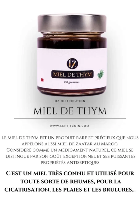 Miel de Thym (Zaâtar) – Image 2